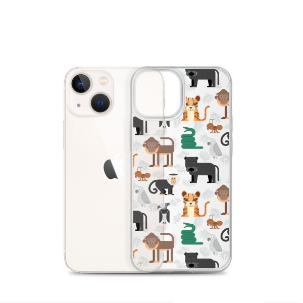 Amazon Jungle Animals iPhone Clear Case
