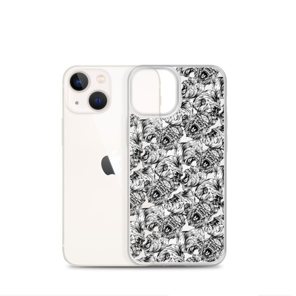 Angry Gorillas iPhone Clear Case