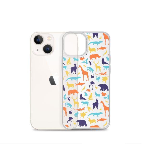 Animal Silhouette iPhone Clear Case