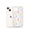 Colorful Bunnies Easter iPhone Clear Case