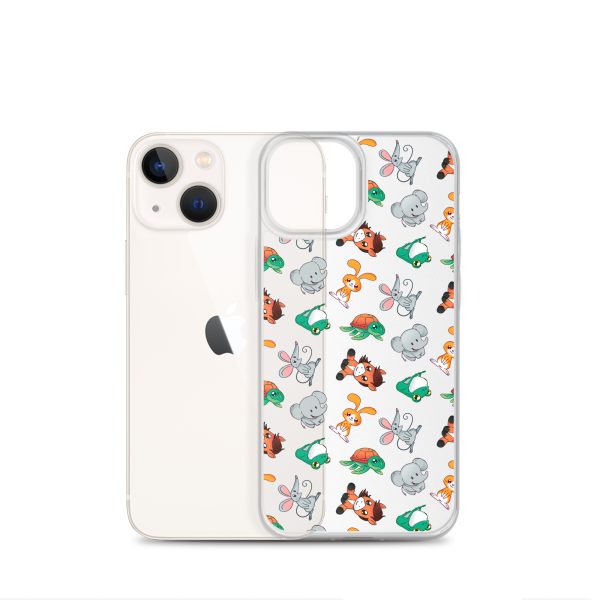 Cute Animals iPhone Clear Case