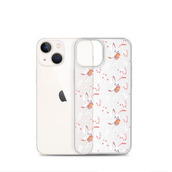 Cute Easter Rabbit iPhone Clear Case