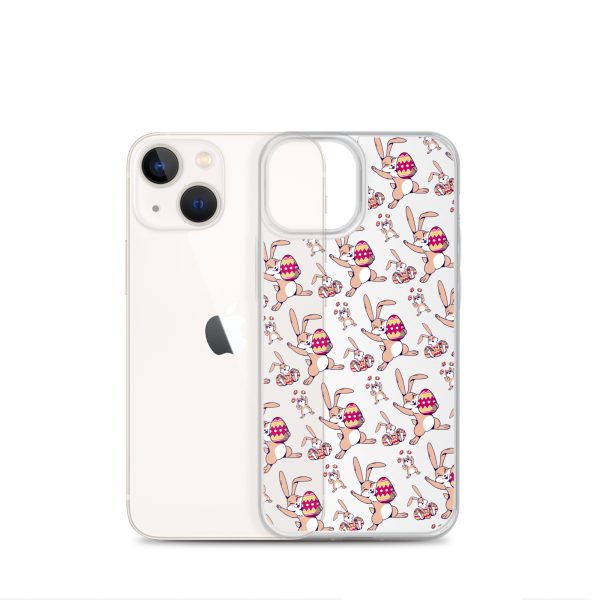 Easter Bunny With Egg iPhone Clear Case