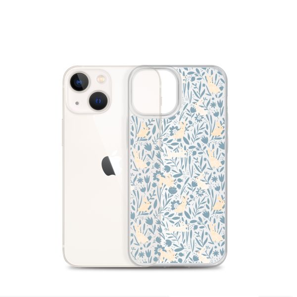 Easter Hopping Bunnies iPhone Clear Case