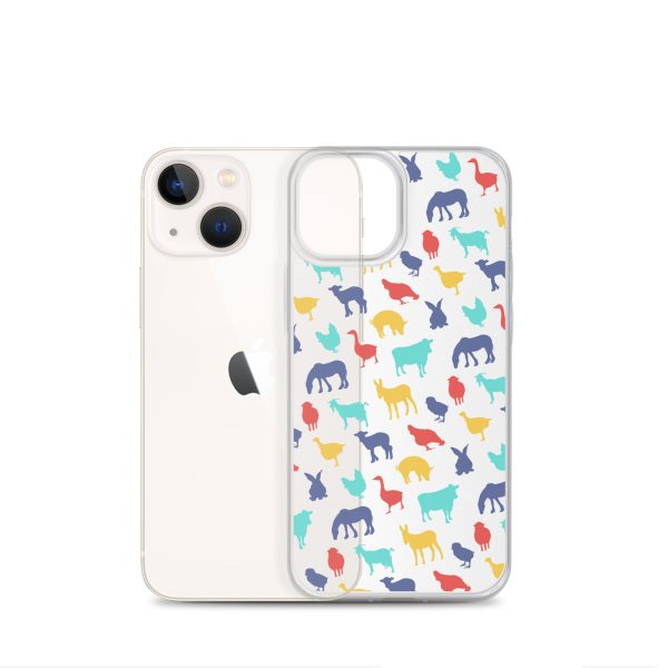 Farm Animals iPhone Clear Case
