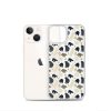 Forest Bear Silhouette iPhone Clear Case