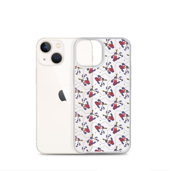 Panda Guitarist iPhone Clear Case