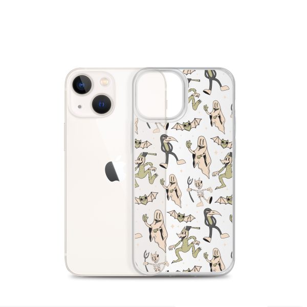 Spooky Vintage Halloween iPhone Clear Case