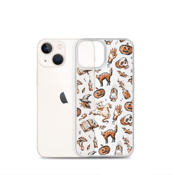 Vintage Halloween iPhone Clear Case