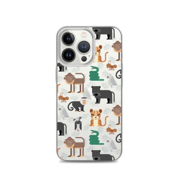 Amazon Jungle Animals iPhone Clear Case