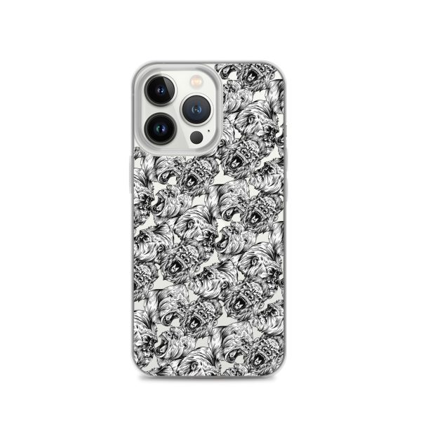 Angry Gorillas iPhone Clear Case