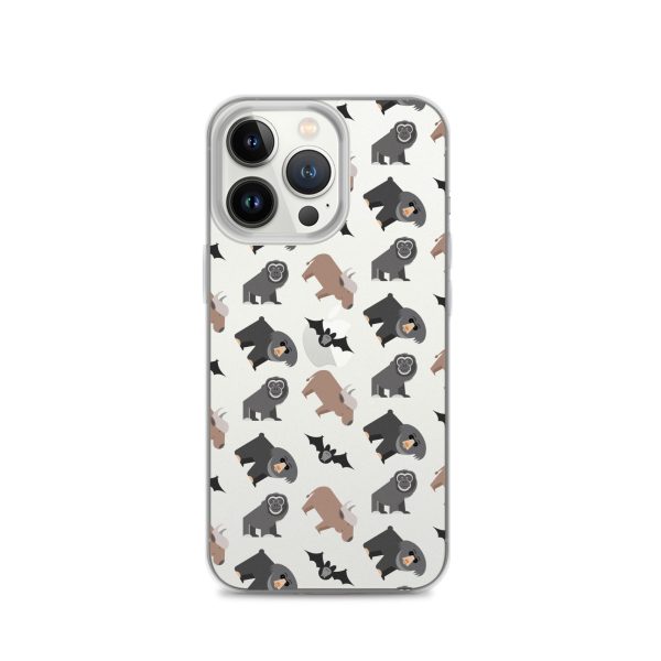 Asian Jungle Animal iPhone Clear Case