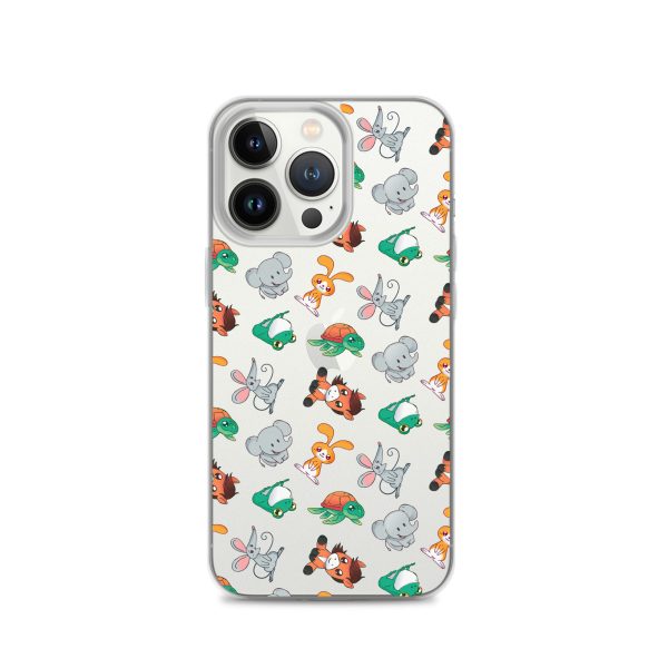 Cute Animals iPhone Clear Case