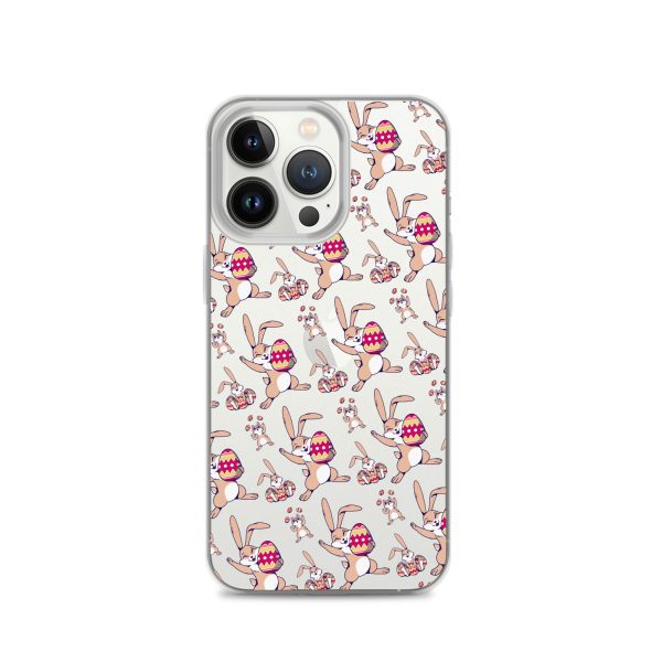 Easter Bunny With Egg iPhone Clear Case