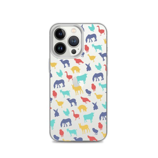 Farm Animals iPhone Clear Case