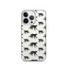 Monkey Silhouette iPhone Clear Case