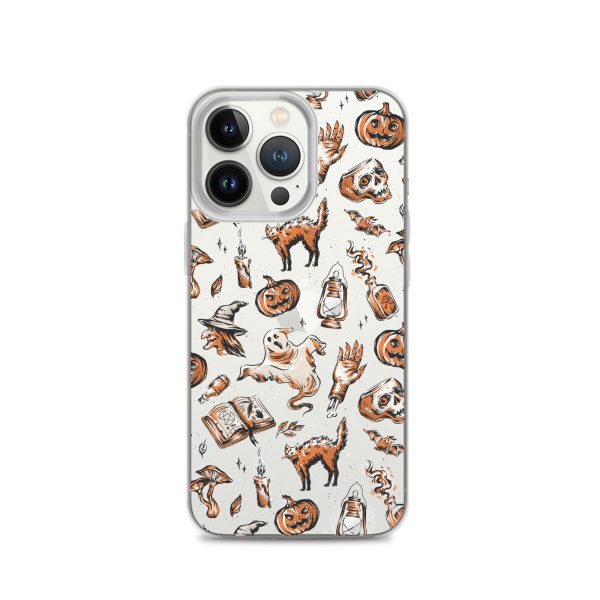 Vintage Halloween iPhone Clear Case