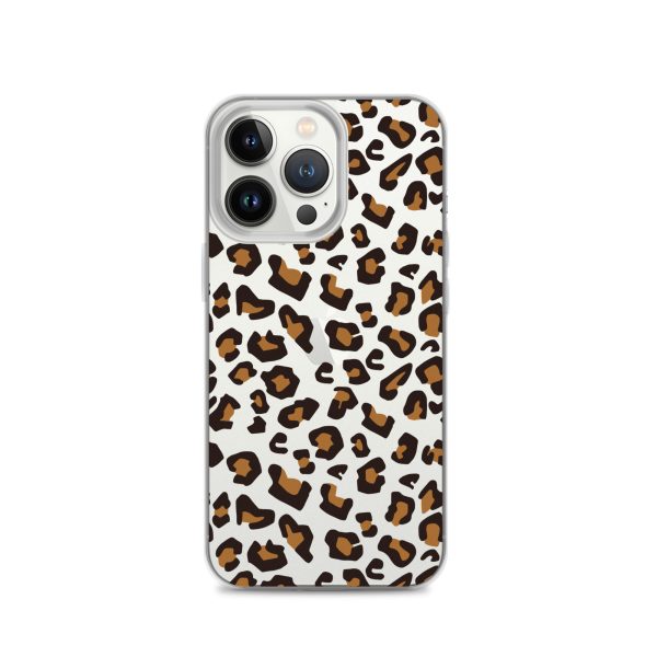 Seamless Leopard iPhone Clear Case