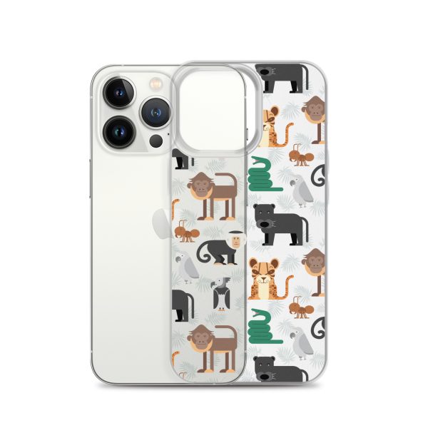 Amazon Jungle Animals iPhone Clear Case