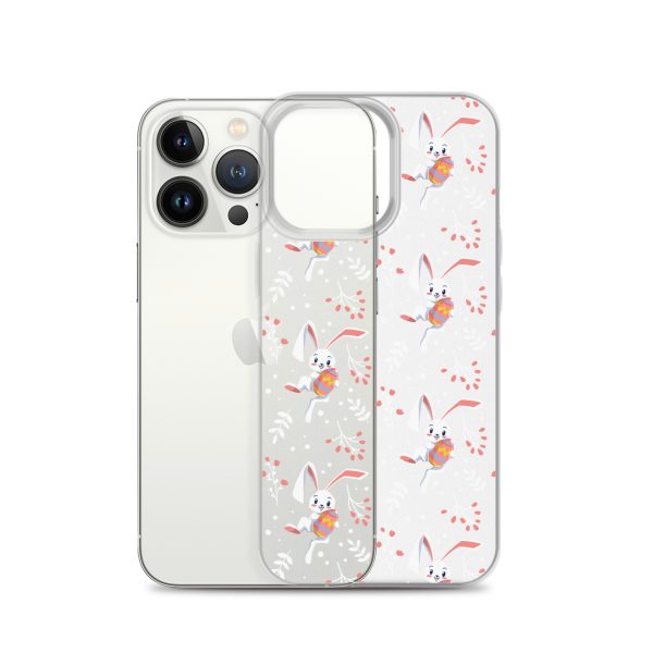 Cute Easter Rabbit iPhone Clear Case