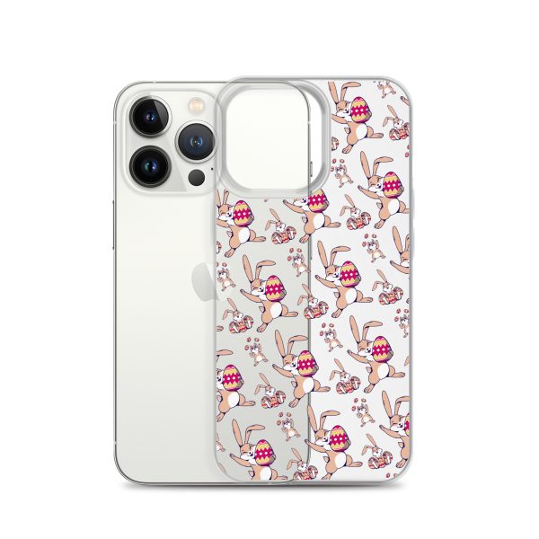 Easter Bunny With Egg iPhone Clear Case