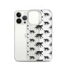 Monkey Silhouette iPhone Clear Case