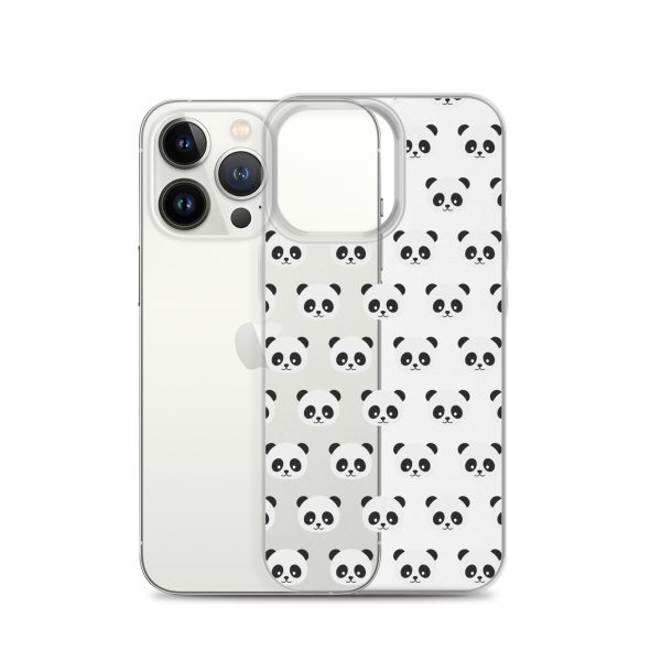 Panda Bears iPhone Clear Case