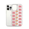 Pink Bunnies iPhone Clear Case