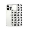 Rat Silhouette iPhone Clear Case