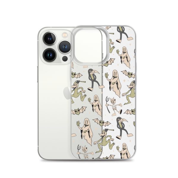 Spooky Vintage Halloween iPhone Clear Case