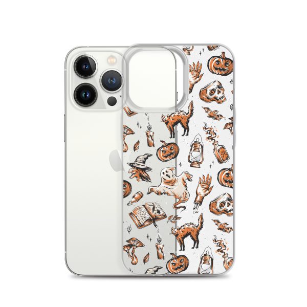 Vintage Halloween iPhone Clear Case