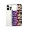Neon Leopard iPhone Clear Case