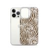 Tiger Print iPhone Clear Case