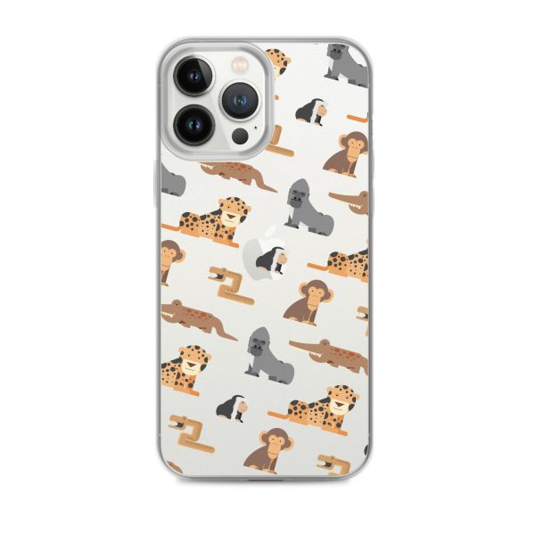 African Jungle Animals iPhone Clear Case