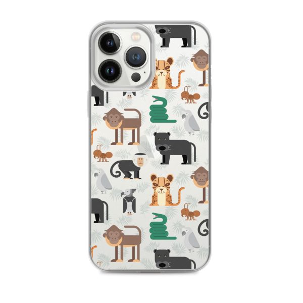 Amazon Jungle Animals iPhone Clear Case
