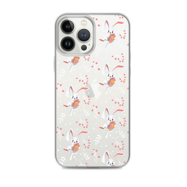 Cute Easter Rabbit iPhone Clear Case