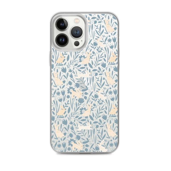 Easter Hopping Bunnies iPhone Clear Case