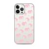 Seamless Elephant Silhouette iPhone Clear Case