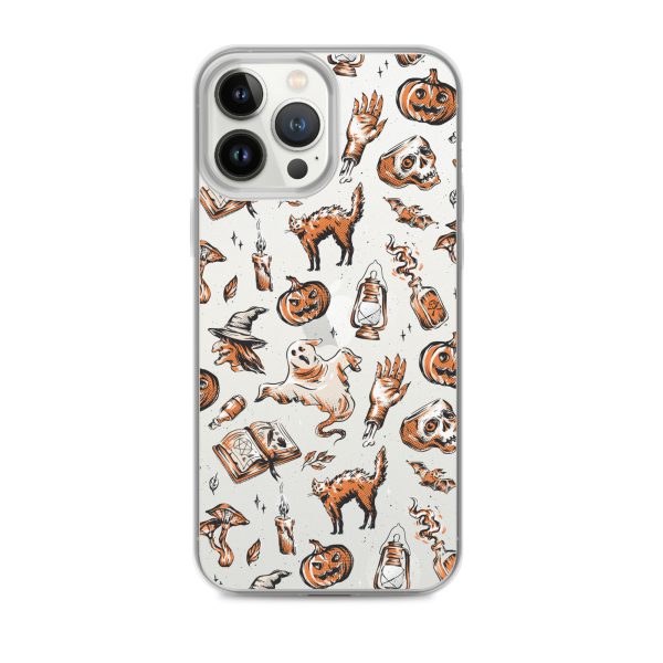 Vintage Halloween iPhone Clear Case