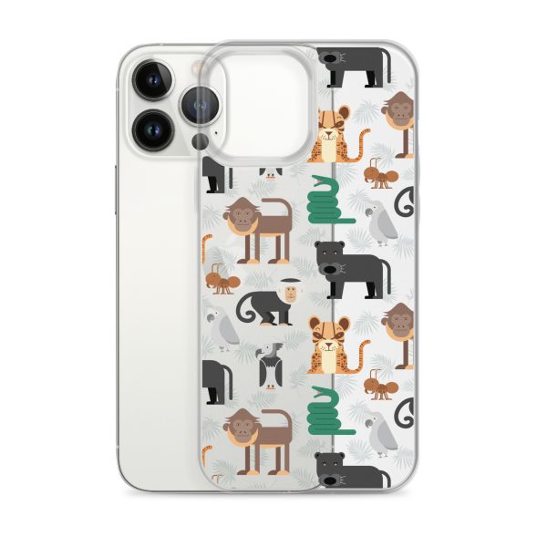 Amazon Jungle Animals iPhone Clear Case
