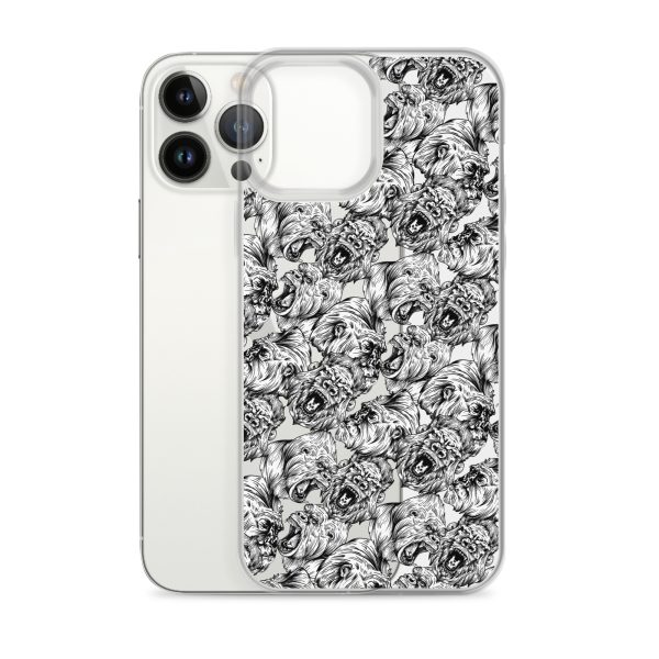 Angry Gorillas iPhone Clear Case