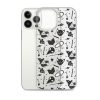 Black and White Halloween iPhone Clear Case