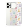 Colorful Bunnies Easter iPhone Clear Case