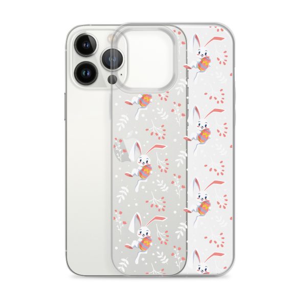 Cute Easter Rabbit iPhone Clear Case