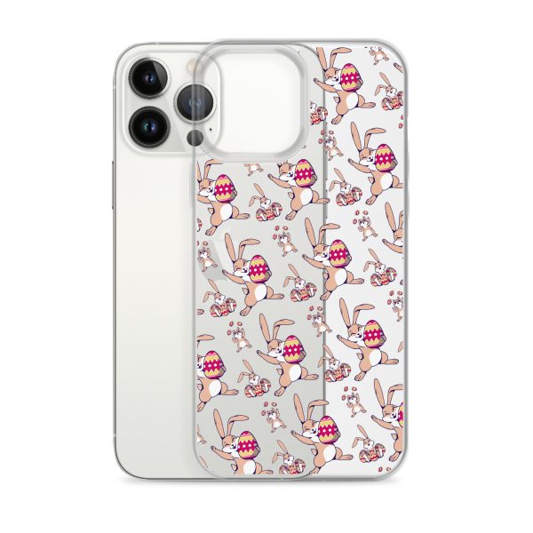 Easter Bunny With Egg iPhone Clear Case