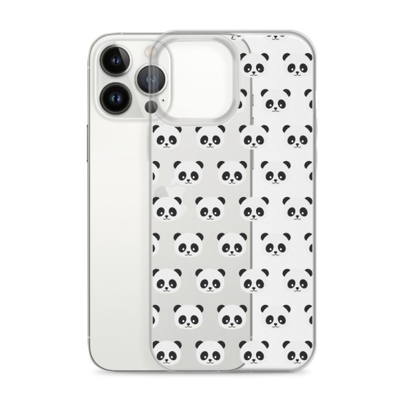 Panda Bears iPhone Clear Case