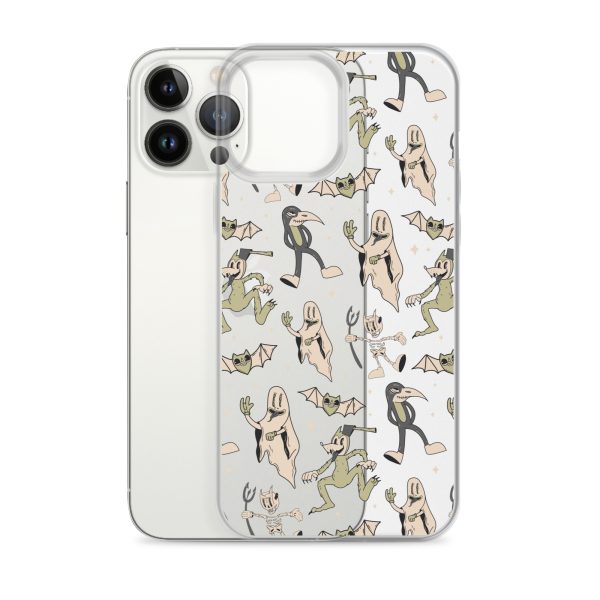 Spooky Vintage Halloween iPhone Clear Case