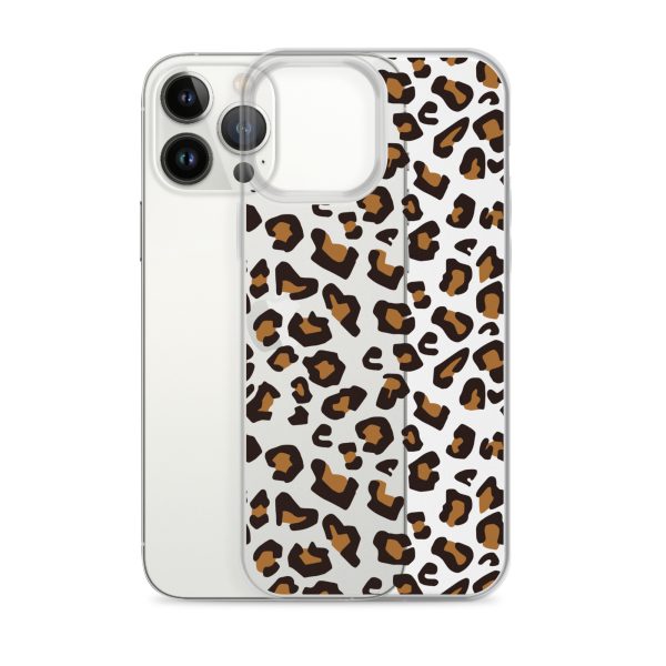Seamless Leopard iPhone Clear Case