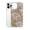 Tiger Print iPhone Clear Case
