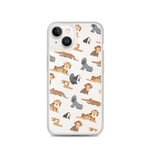 African Jungle Animals iPhone Clear Case